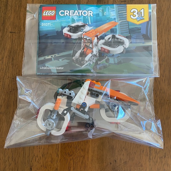 Lego Creator 3 in 1 Drone Explorer Complete w/ Manual No Box Retired - Picture 9 of 9